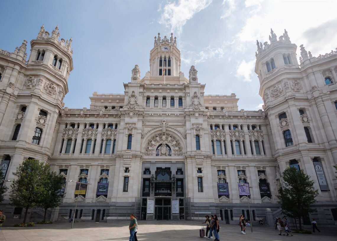 Archivo - Fachada de la sede del Ayuntamiento en Cibeles, a 15 de septiembre de 2023, en Madrid (España). Eduardo Parra - Europa Press - Archivo
