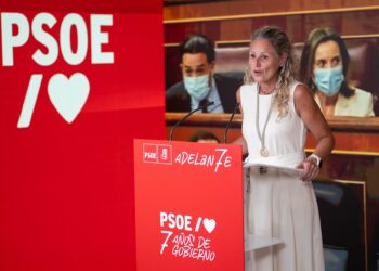 La portavoz del PSOE, Montse Mínguez.Alejandro Martínez Vélez - Europa Press