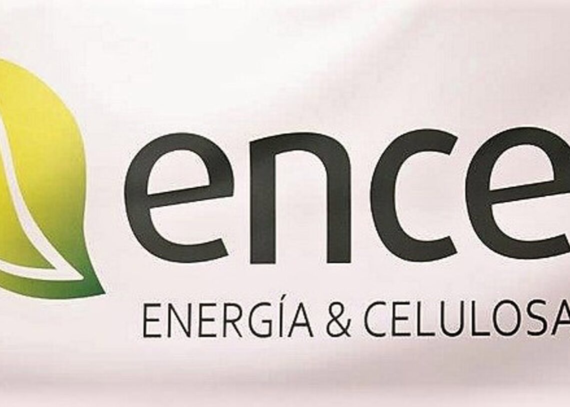 Archivo - Panel con el logo de EnceENCE - Archivo