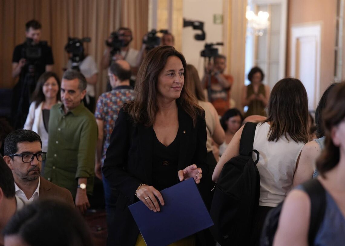 Archivo - La consellera de Educación y Formación Profesional de la Generalitat de Cataluña, Esther Niubó, en una imagen de archivo.David Zorrakino - Europa Press - Archivo