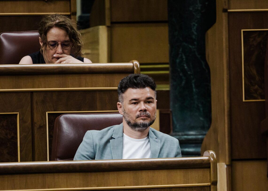 Archivo - El diputado de ERC, Gabriel Rufián.Carlos Luján - Europa Press - Archivo
