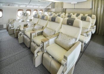 Emirates volará a Madrid con el avión Boeing 777 renovado a partir del 16 del septiembre.EMIRATES