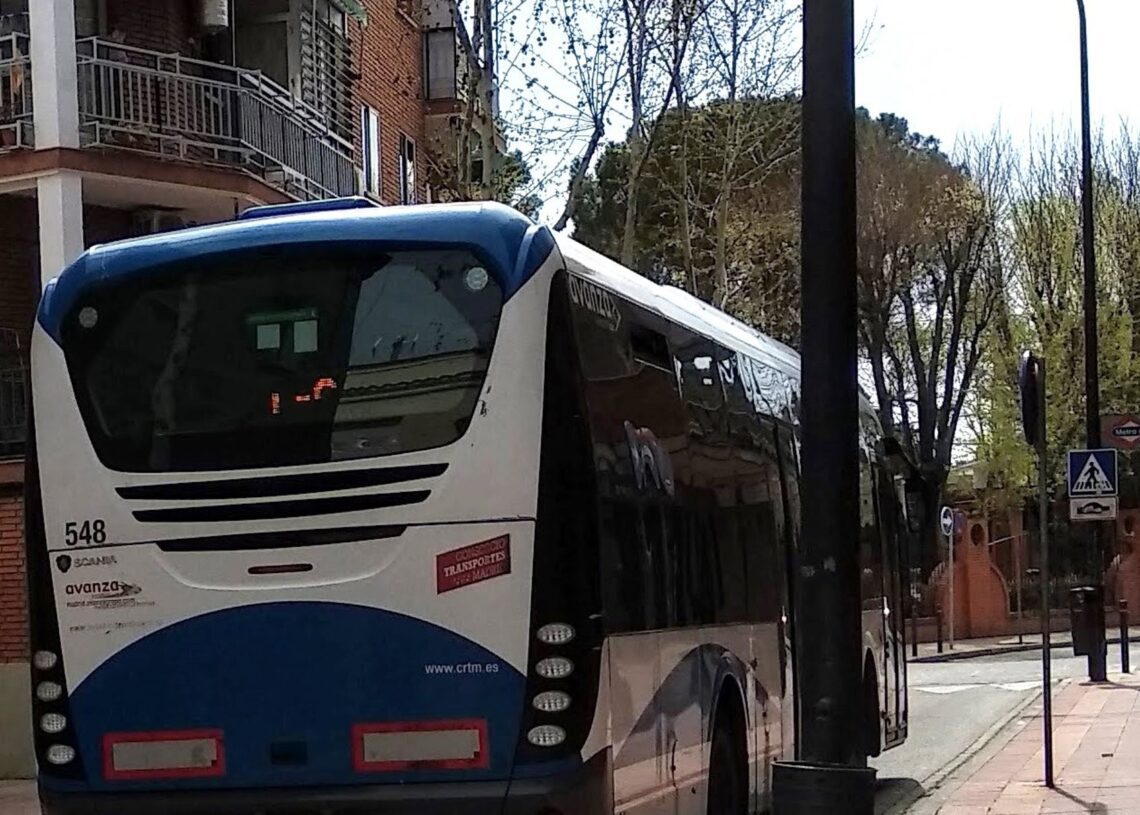 Archivo - Autobús en GetafeEUROPA PRESS - Archivo