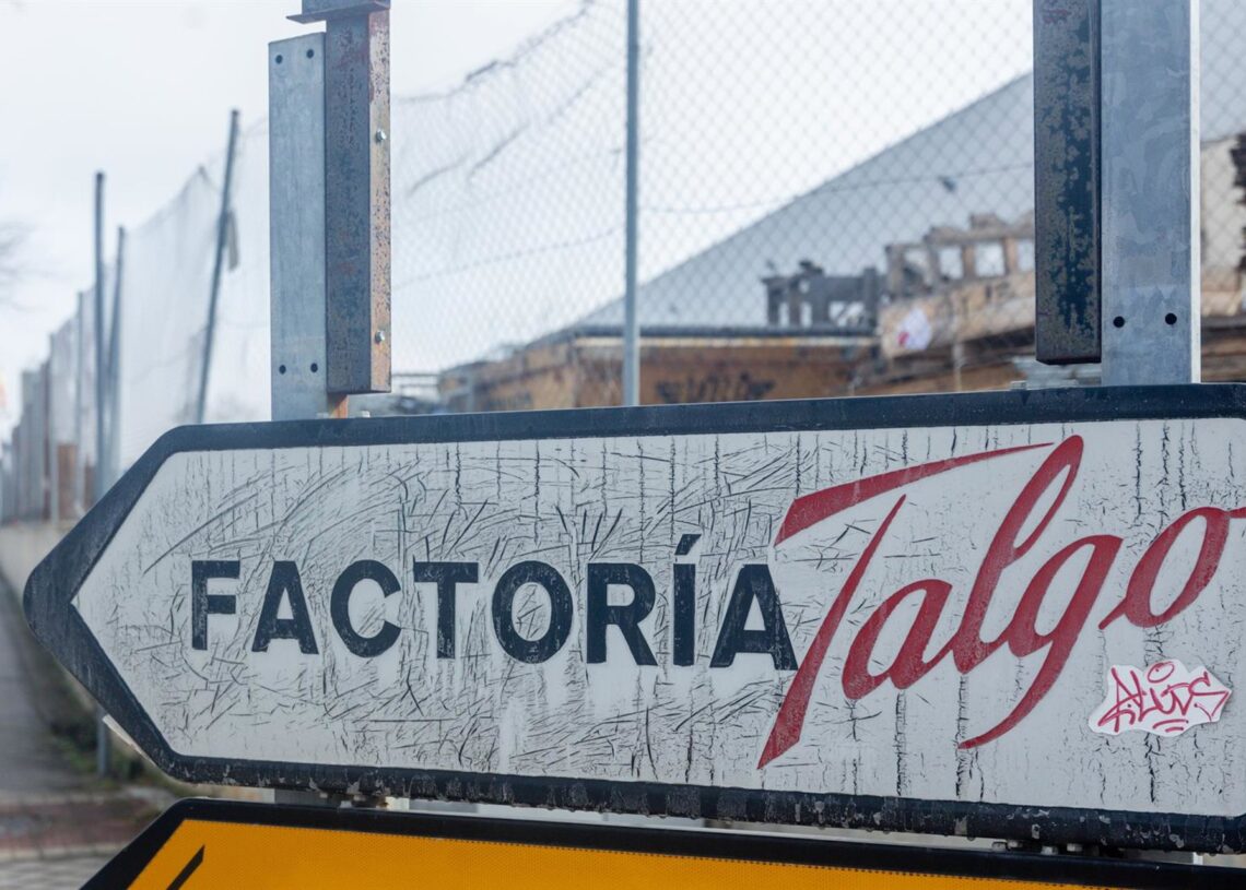 Archivo - Un cartel indica la sede de Talgo, en Madrid (España)Ricardo Rubio - Europa Press - Archivo
