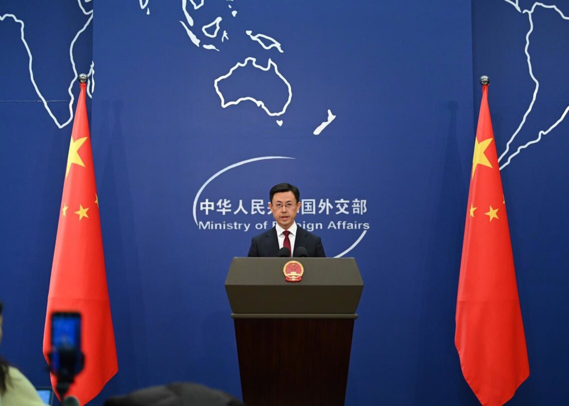 Archivo - Guo Jiakun, portavoz del Ministerio de Exteriores de China.Johannes Neudecker/dpa - Archivo