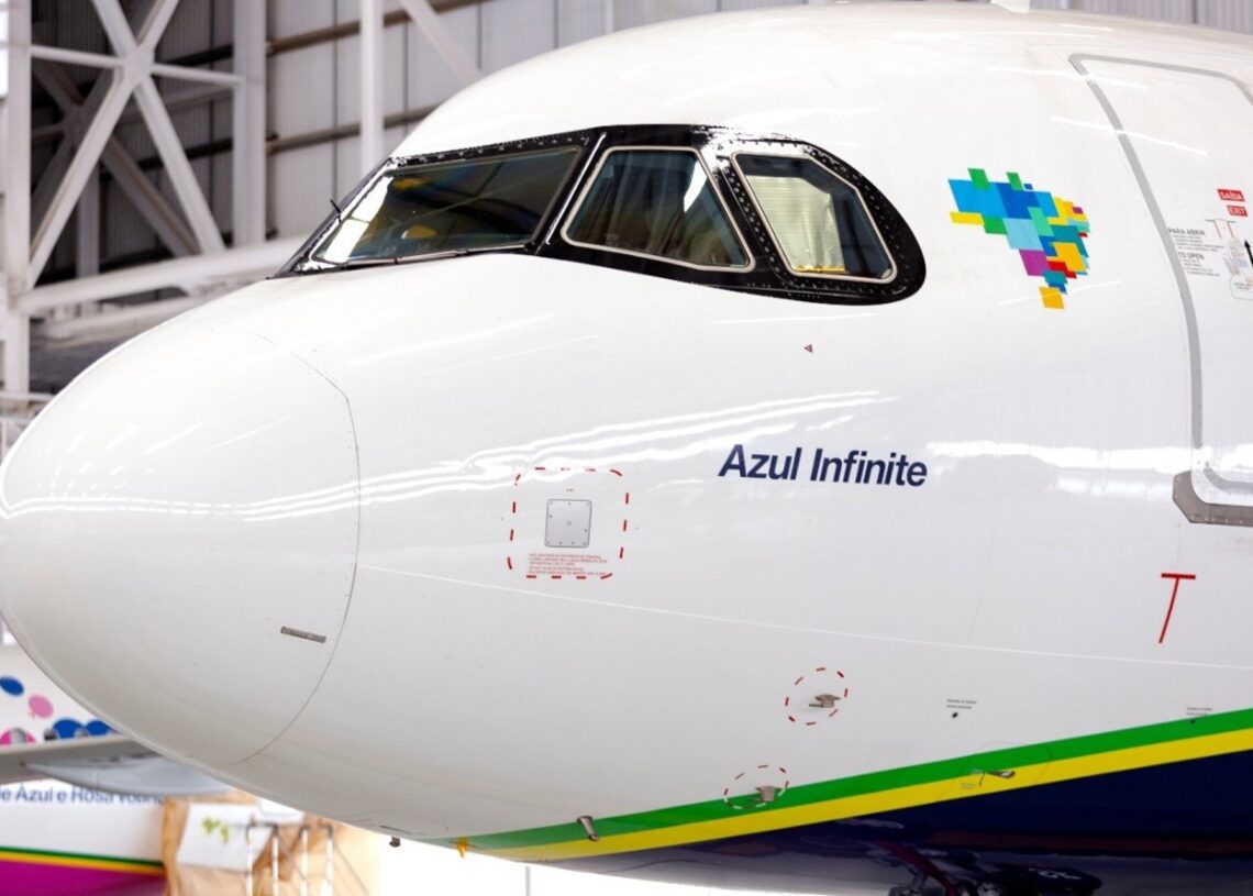 Archivo - Un avión de la aerolínea brasileña Azul.AZUL - Archivo