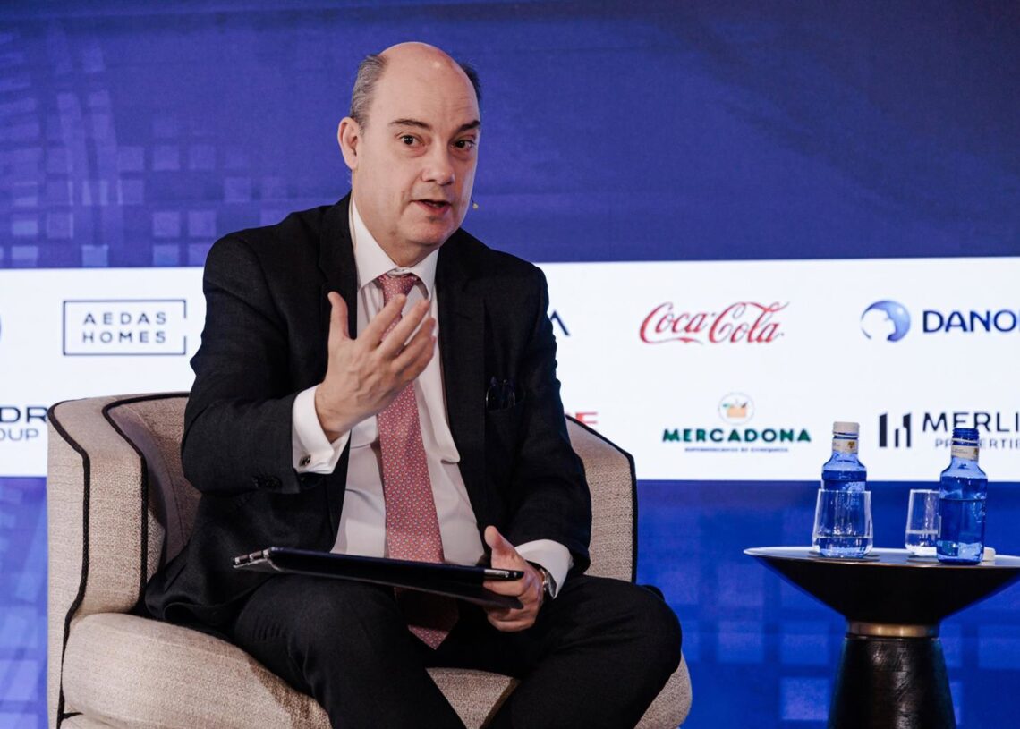 Archivo - El vicepresidente de MAPFRE, José Manuel Inchausti, interviene durante el foro 'Generación de Oportunidades', en el Hotel Rosewood Villa Magna, a 2 de abril de 2025, en Madrid (España). Carlos Luján - Europa Press - Archivo