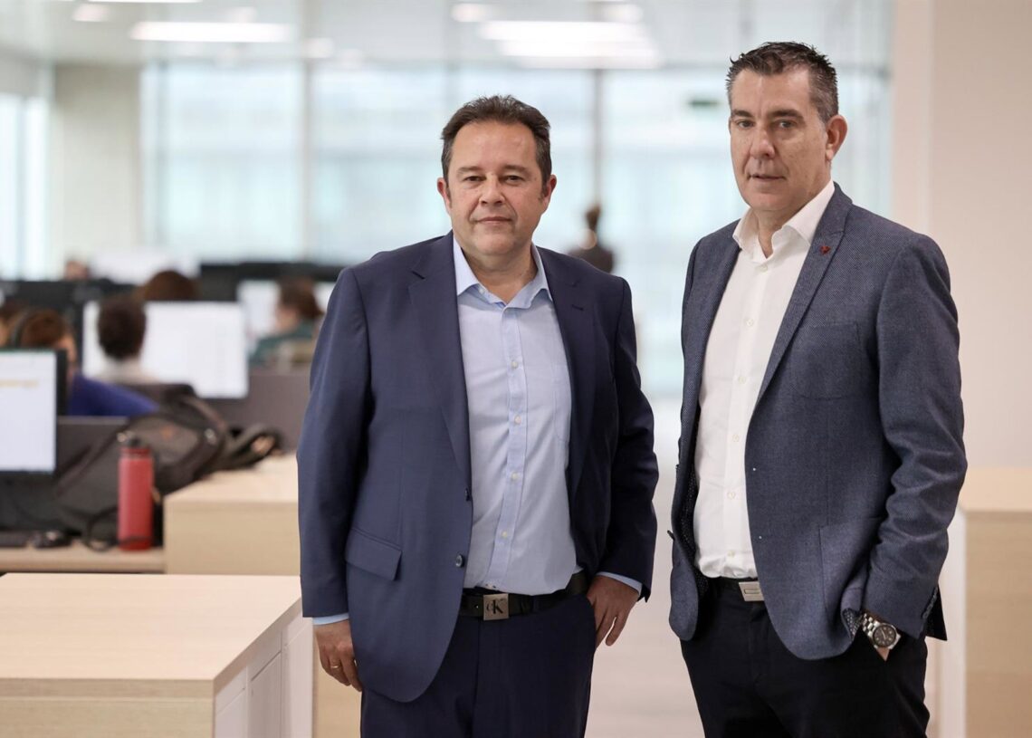 Archivo - Hugo Fernández y Alberto López, los máximos responsables en España de V-Valley.V-VALLEY - Archivo