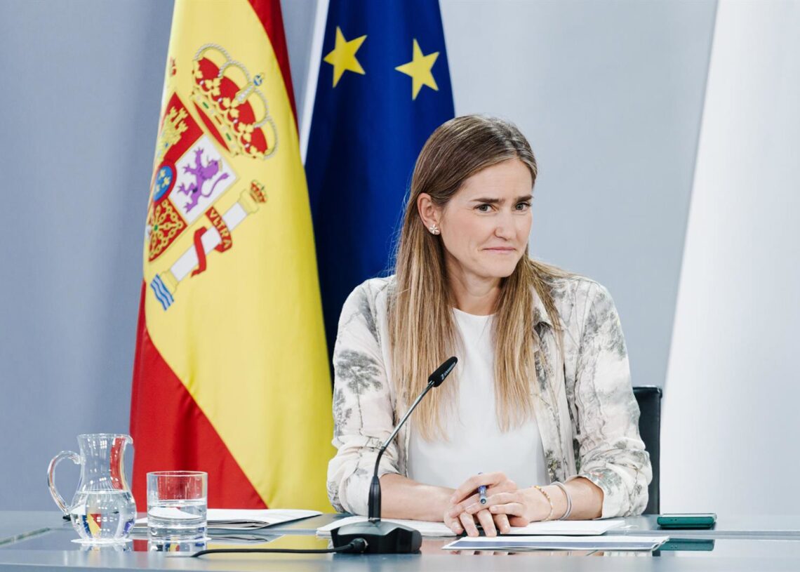 Archivo - La vicepresidenta tercera y ministra para la Transición Ecológica y el Reto Demográfico, Sara Aagesen, durante una rueda de prensa tras el Consejo de MinistrosCarlos Luján - Europa Press - Archivo