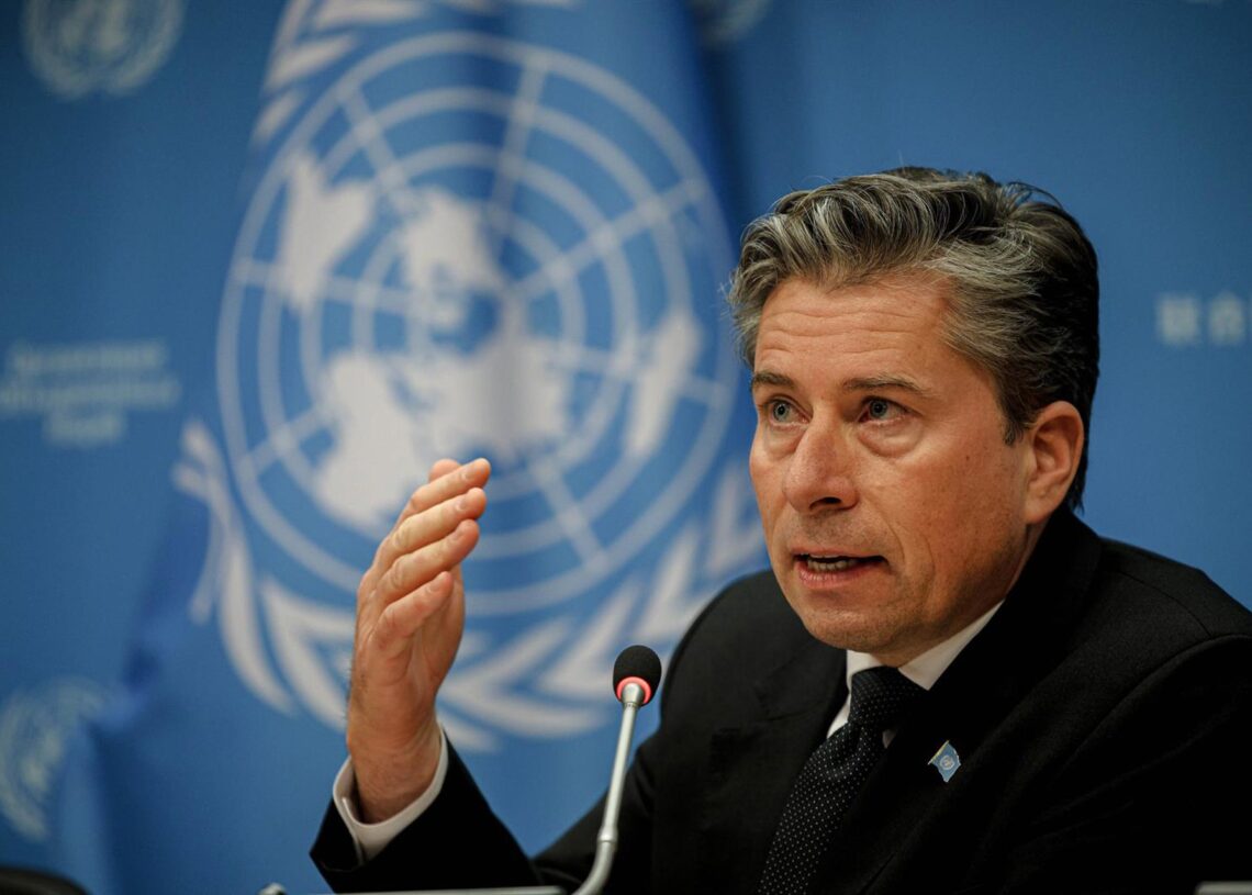 Archivo - El jefe de Asuntos Humanitarios de la ONU, Tom Fletcher (archivo)Europa Press/Contacto/Bianca Otero - Archivo