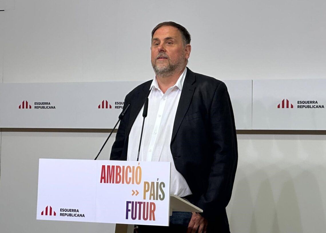El presidente de ERC, Oriol JunquerasEUROPA PRESS