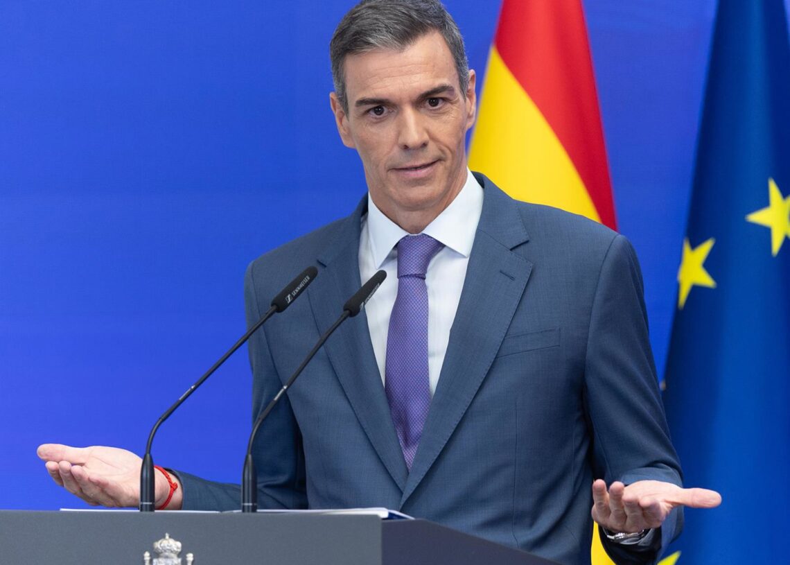 El presidente del Gobierno, Pedro Sánchez, comparece ante los medios de comunicación para hacer balance del curso político, a 28 de julio de 2025, en Madrid.Eduardo Parra - Europa Press