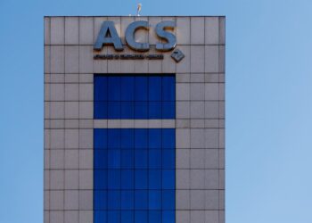 Archivo - Fachada de la sede de ACS, a 4 de abril de 2023, en MadridEduardo Parra - Europa Press - Archivo