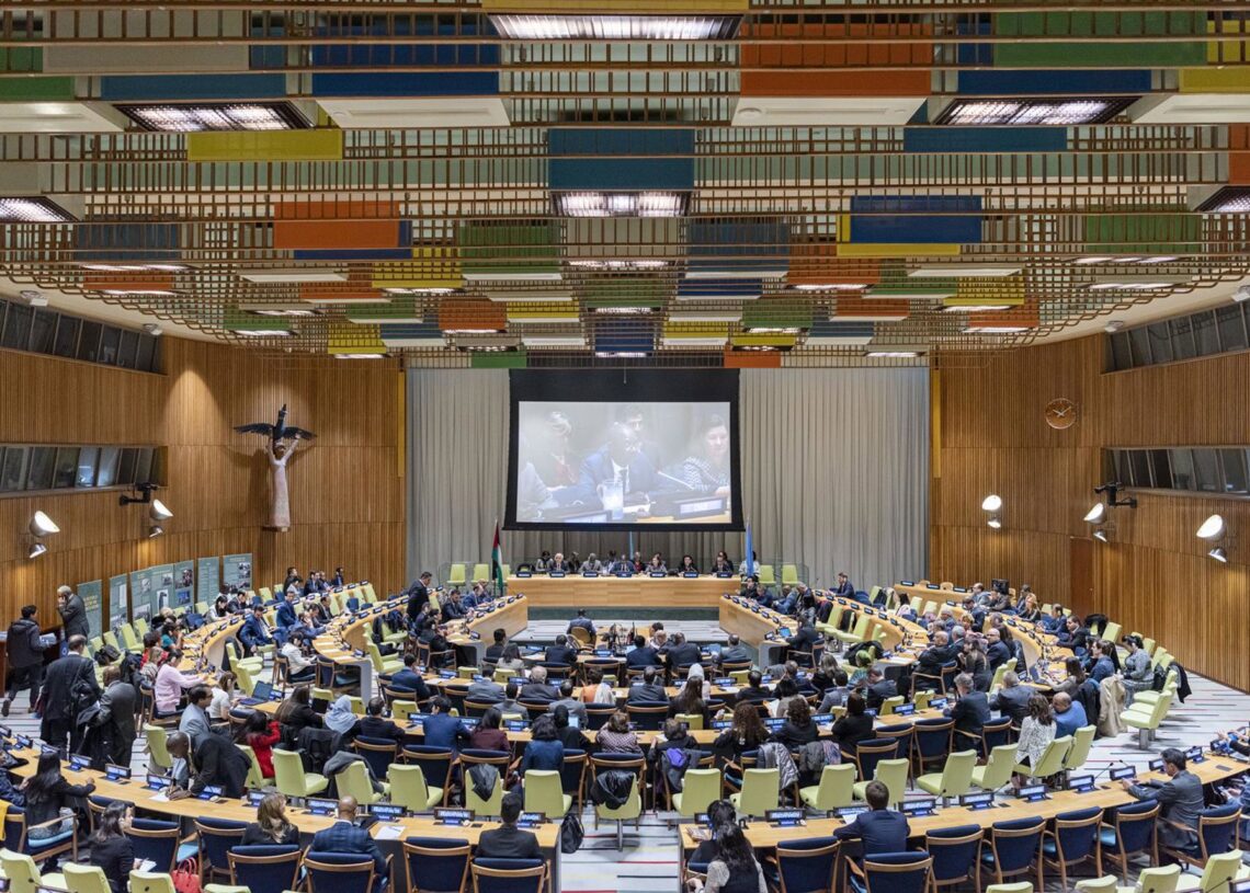 Archivo - Imagen de archivo del Consejo de Administración Fiduciaria de Naciones Unidas, donde se está llevando a cabo la conferencia de la ONU sobre la solución de dos EstadosRick Bajornas/UN Trusteeship Cou / DPA - Archivo