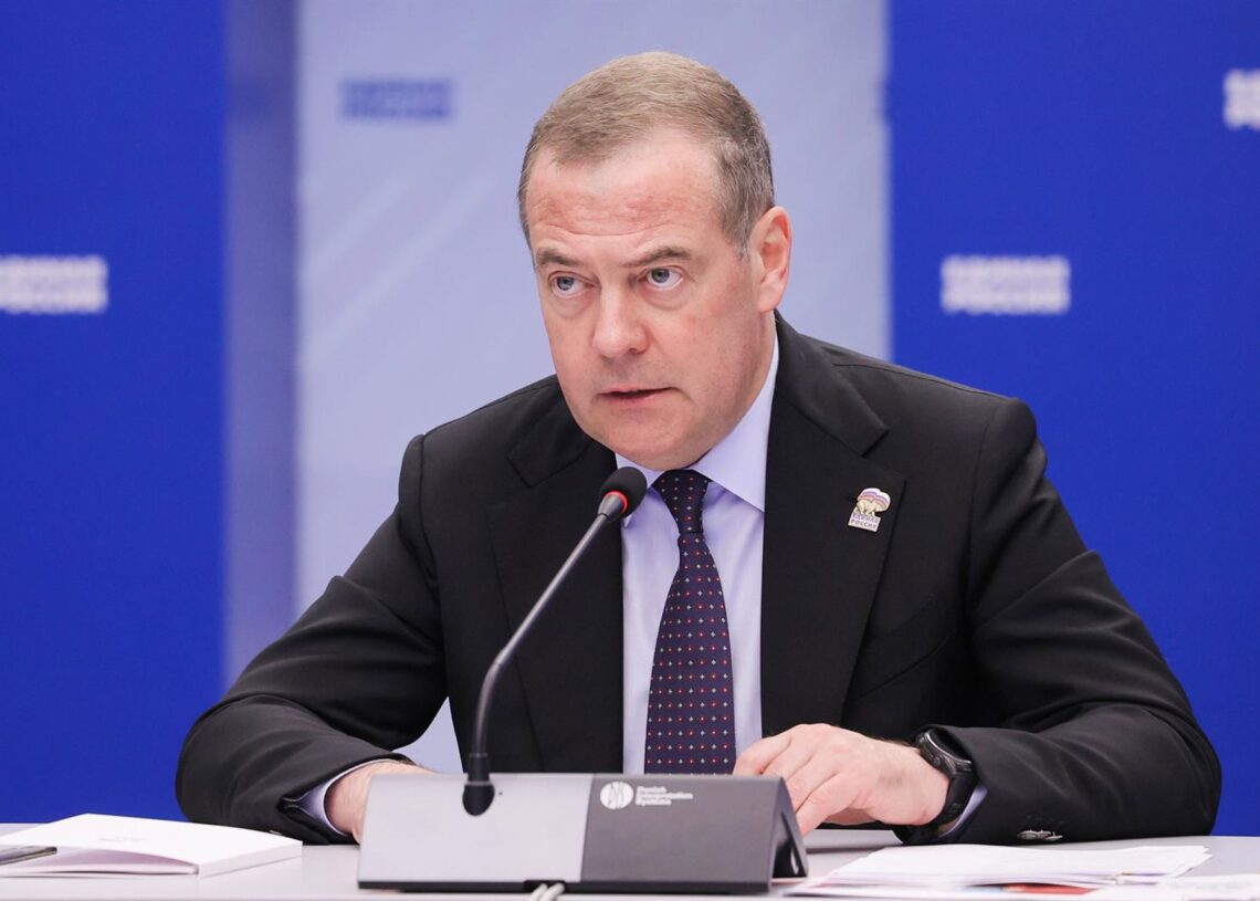 El expresidente ruso Dimitri Medvedev, actual vicepresidente del Consejo de Seguridad de RusiaEuropa Press/Contacto/Yekaterina Shtukina