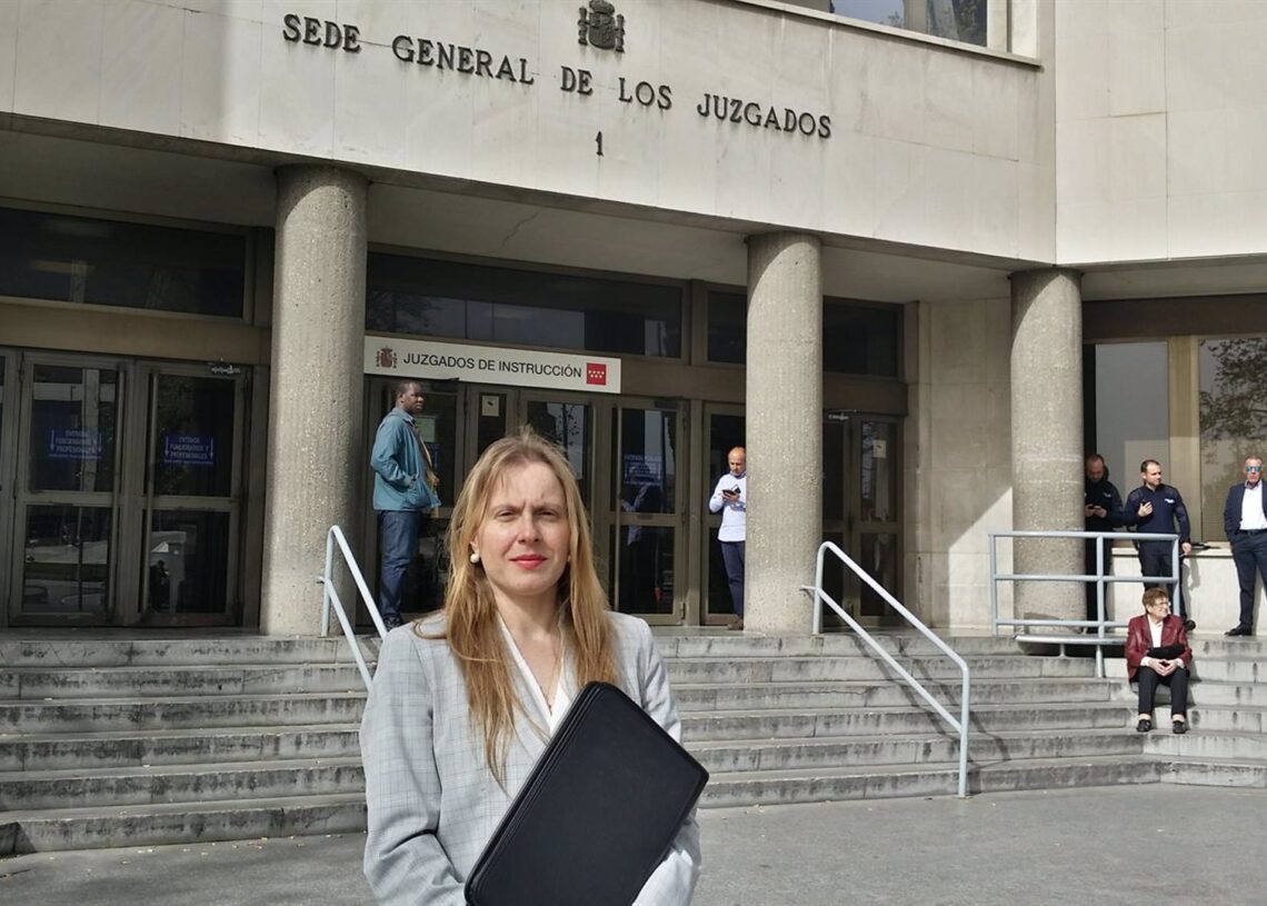 Archivo - La presidenta de la Fundación Española de Abogados Cristianos, Apolonia Castellanos.ABOGADOS CRISTIANOS - Archivo