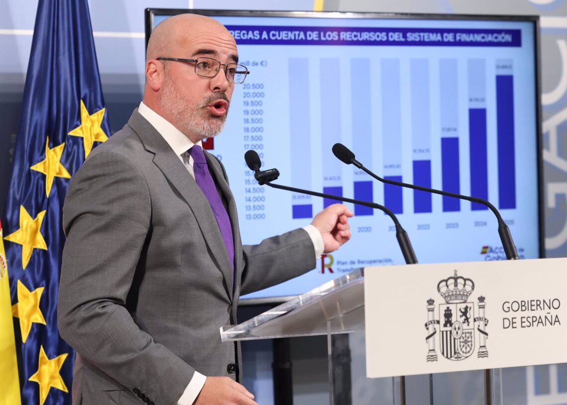 El delegado del Gobierno en la Comunidad de Madrid, Francisco Martín, durante una rueda de prensa, en la Delegación del Gobierno en MadridMarta Fernández - Europa Press