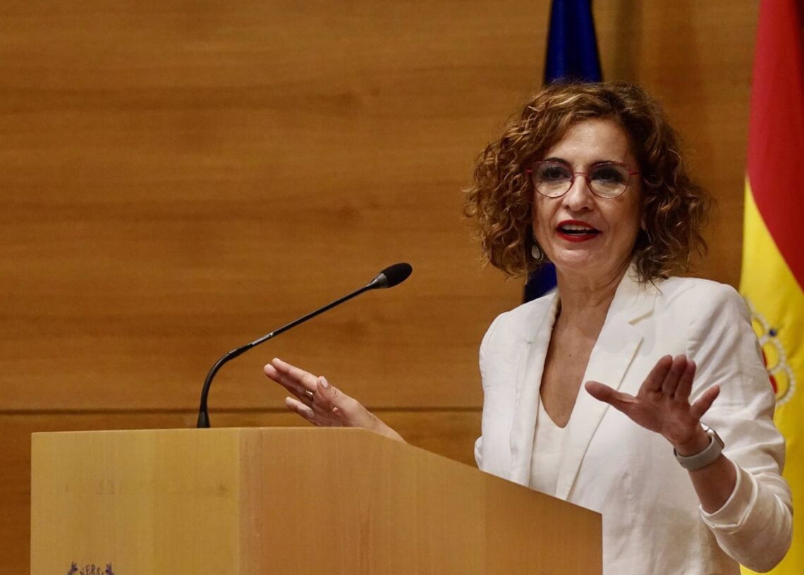 La vicepresidenta primera del Gobierno y ministra de Hacienda, María Jesús Montero.Álex Zea - Europa Press