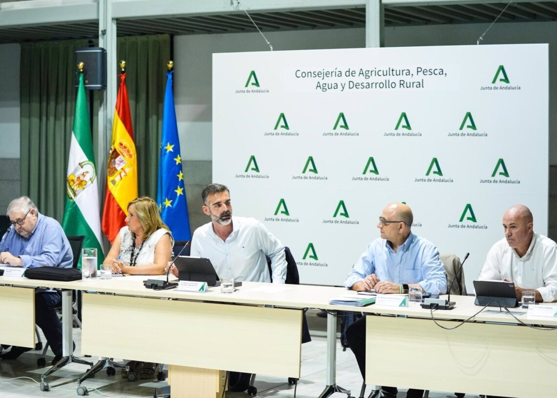 El consejero de Agricultura, Pesca, Agua y Desarrollo Rural, Ramón Fernández-Pacheco, ha presidido este miércoles una nueva reunión de la Mesa de Interlocución AgrariaJOAQUÍN CORCHERO/EUROPA PRESS