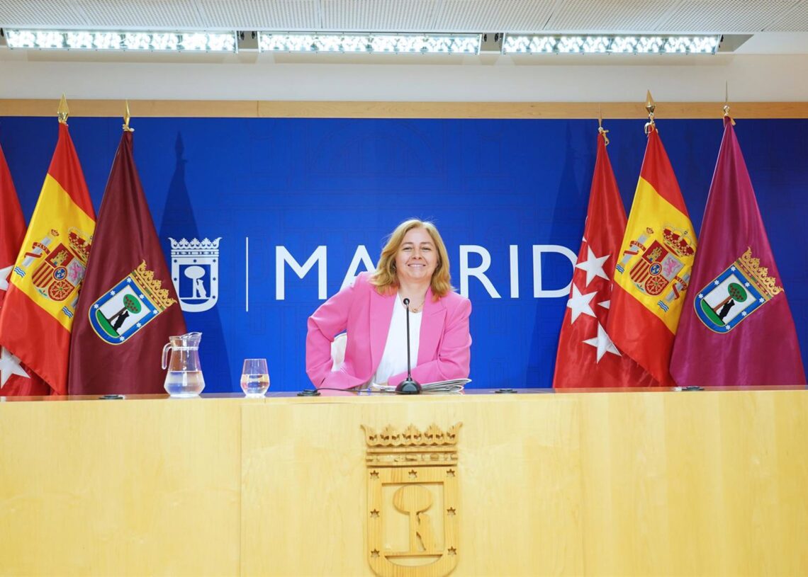 Archivo - La portavoz municipal y vicealcaldesa, Inma Sanz, en la rueda de prensa posterior a la Junta de GobiernoAYUNTAMIENTO DE MADRID - Archivo