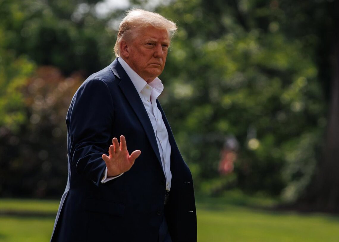 Imagen de archivo del presidente de EEUU, Donald Trump.Samuel Corum - Pool via CNP / Zuma Press / Contact