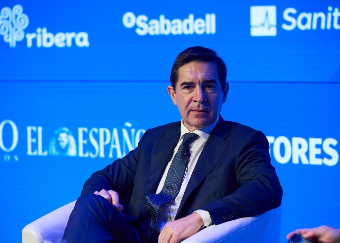 El presidente de BBVA, Carlos Torres. Jesús Hellín / Europa Press.