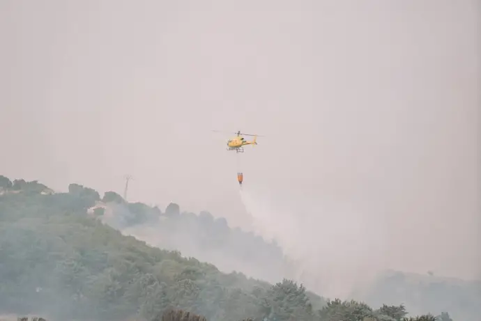 Incendio en Colmenar Viejo.