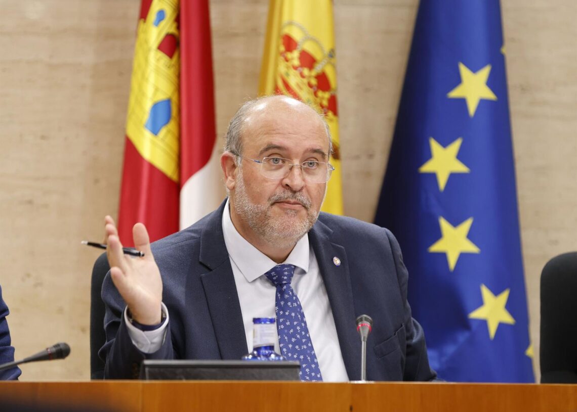 Archivo - El vicepresidente primero de C-LM, José Luis Martínez Guijarro.CARMEN TOLDOS/CORTES - Archivo