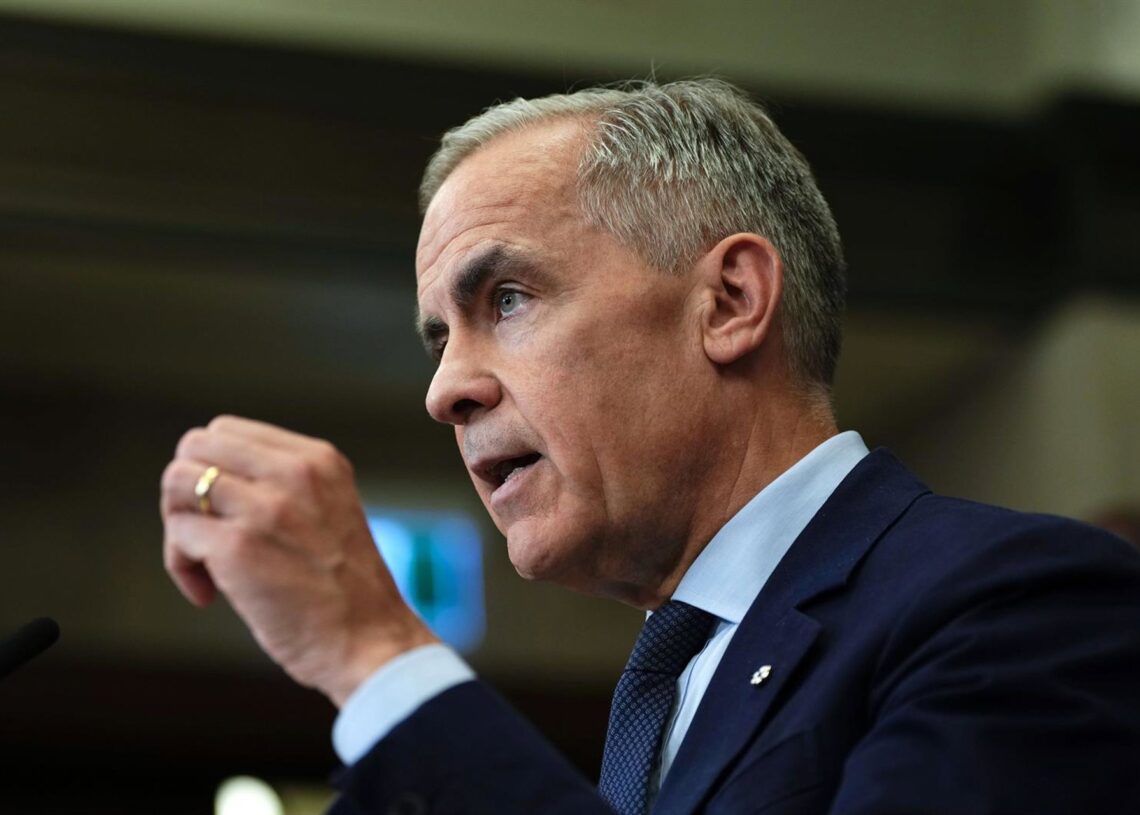 Archivo - El primer ministro de Canadá, Mark Carney.Justin Tang/Canadian Press via Z / DPA - Archivo