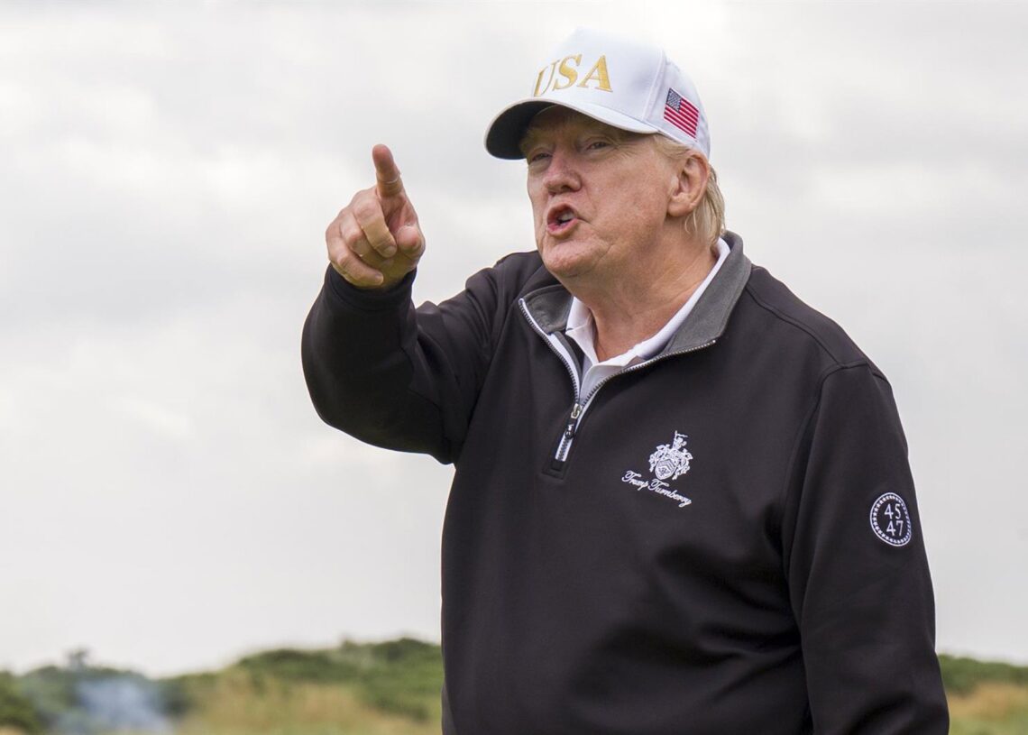 Imagen de archivo del presidente de EEUU, Donald Trump.Jane Barlow/PA Wire/dpa
