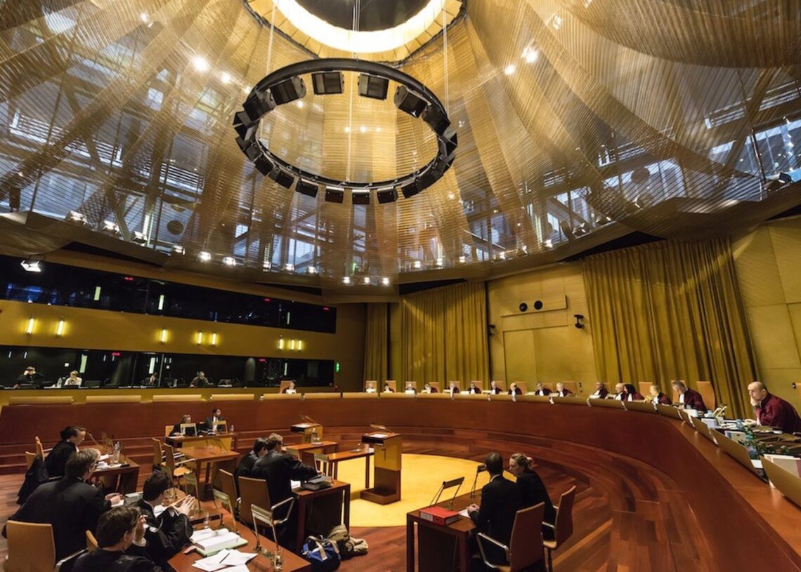 Archivo - Una vista ante el Tribunal de Justicia de la Unión Europea (Gran Sala).Tribunal de Justicia de la Unión Europea - Archivo