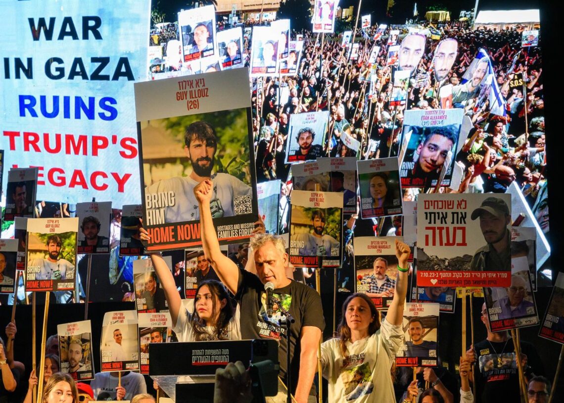 Archivo - Imagen de archivo de las protestas de los familiares de los rehenes secuestrados por Hamás.Israel Hadari/ZUMA Press Wire/dp / DPA - Archivo