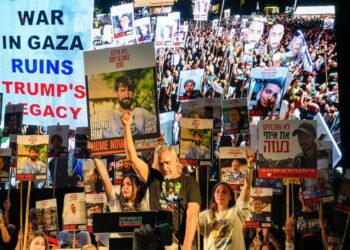 Archivo - Imagen de archivo de las protestas de los familiares de los rehenes secuestrados por Hamás.Israel Hadari/ZUMA Press Wire/dp / DPA - Archivo