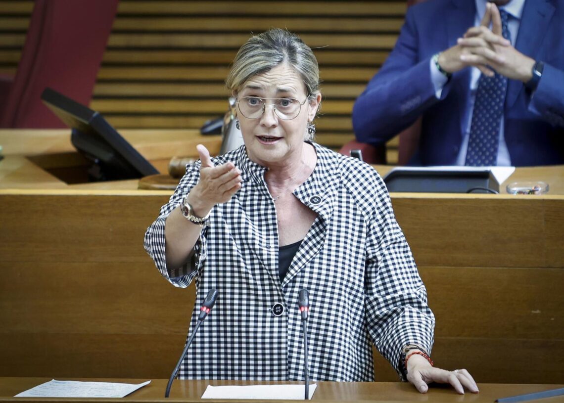 Archivo - La portavoz de Política Social del Grupo Popular (GPP) en Les Corts , Elena BastidasJOSÉ CUÉLLAR/CORTS VALENCIANES - Archivo