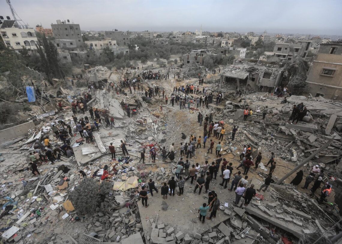 Archivo - Edificios destruidos por los bombardeos de Israel contra  la Franja de Gaza (archivo)Mohammed Talatene/dpa - Archivo