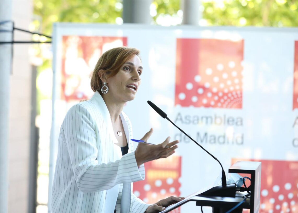 Archivo - La ministra de Sanidad y líder de Más Madrid, Mónica García.Marta Fernández - Europa Press - Archivo