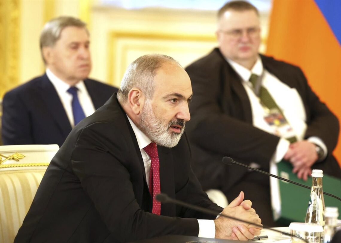 Archivo - El primer ministro de Armenia, Nikol PashinianEuropa Press/Contacto/Alexander Kazakov/Kremlin Po