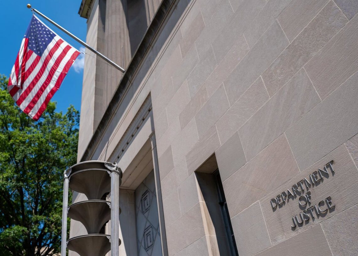 Fachada de la sede del Departamento de Justicia en WashingtonEuropa Press/Contacto/Jen Golbeck