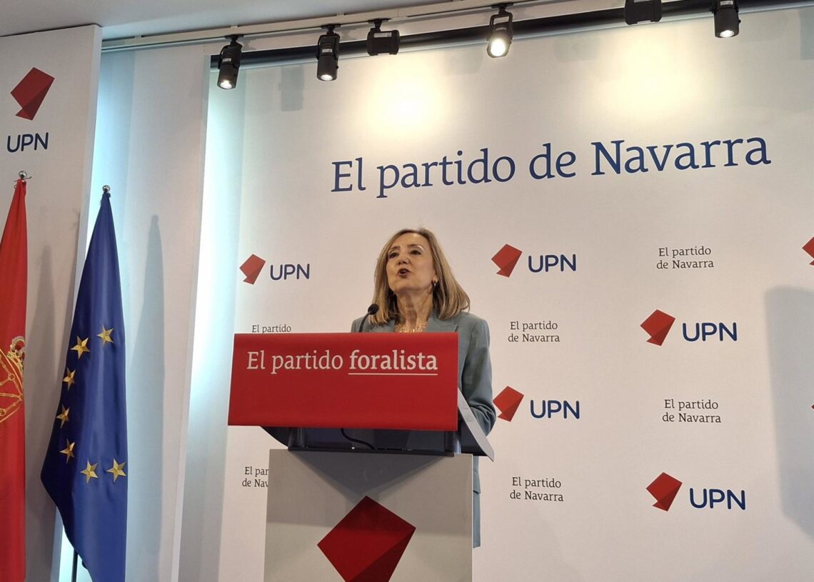 Archivo - La presidenta de UPN, Cristina Ibarrola.EUROPA PRESS - Archivo
