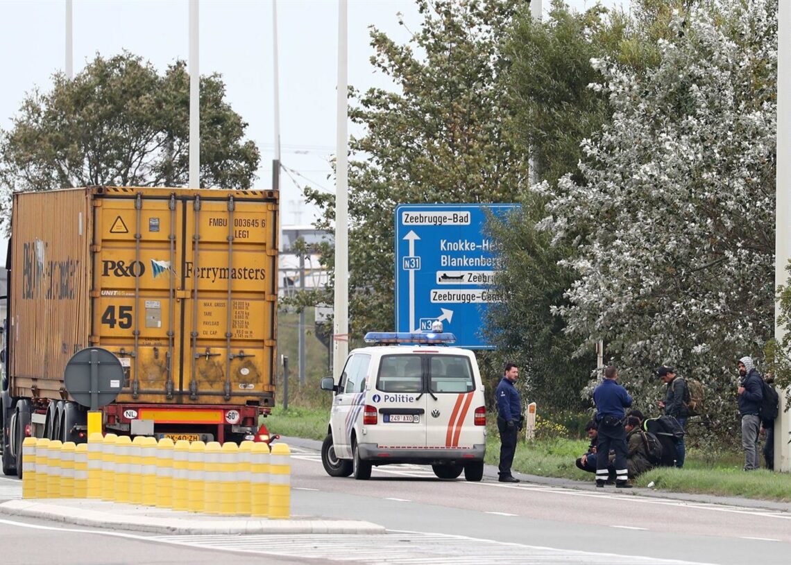 Archivo - Imagen de archivo de la Policía de Alemania cerca de la frontera. Gareth Fuller/PA Wire/dpa - Archivo