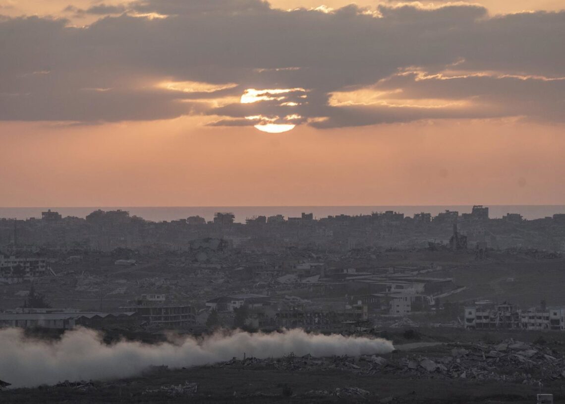 Vista lejana de la Franja de Gaza Ilia Yefimovich/dpa