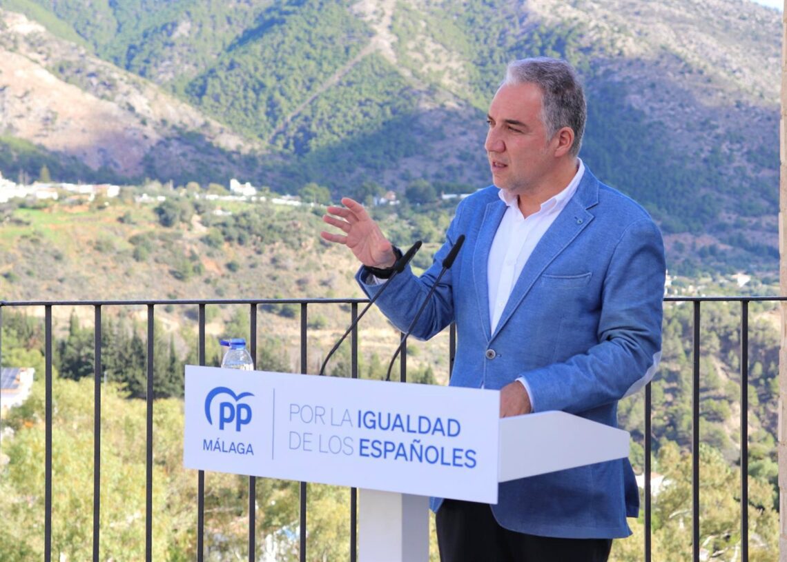 Archivo - El vicesecretario de Coordinación Autonómica, Local y Análisis Electoral del PP, Elías Bendodo, en una imagen de archivo PP - Archivo