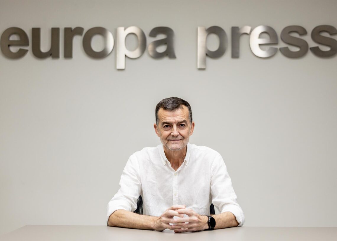 El coordinador federal de IU, Antonio Maíllo, durante una entrevista para Europa Press, a 7 de agosto de 2025, en Madrid (España). Ricardo Rubio - Europa Press