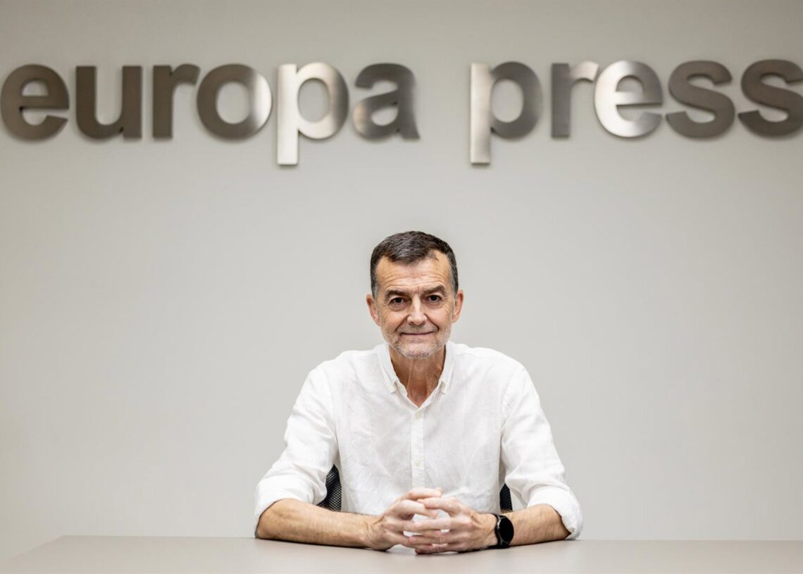 El coordinador federal de IU, Antonio Maíllo, durante una entrevista para Europa Press, a 7 de agosto de 2025, en Madrid (España). Ricardo Rubio - Europa Press