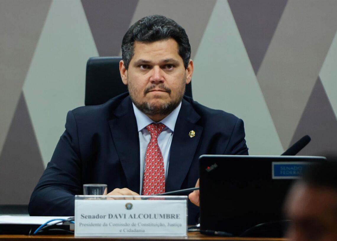 Archivo - El presidente del Senado brasileño, Davi AlcolumbreEuropa Press/Contacto/Wallace Martins, Wallace Mar