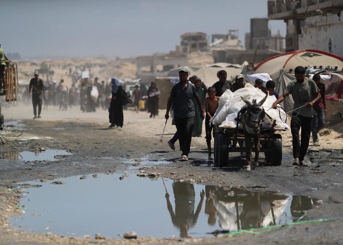 Imagen de archivo de palestinos en Gaza Europa Press/Contacto/Omar Ashtawy