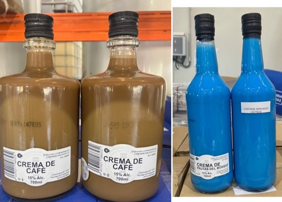 Algunos de los productos afectados.AESAN