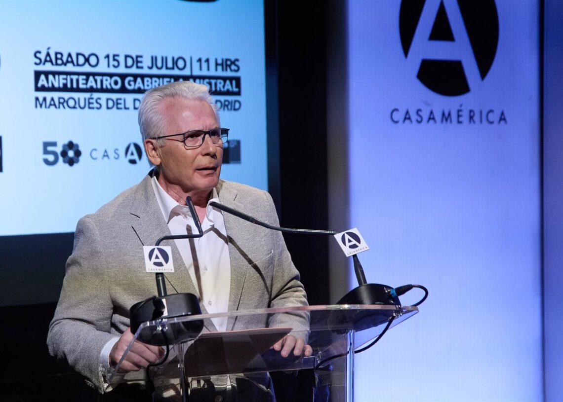 Archivo - El exjuez de la Audiencia Nacional Baltasar Garzón interviene durante el acto ‘Chile: memoria y futuro a 50 años del golpe de Estado’, en Casa de América, a 15 de julio de 2023, en Madrid (España). Jesús Hellín - Europa Press - Archivo