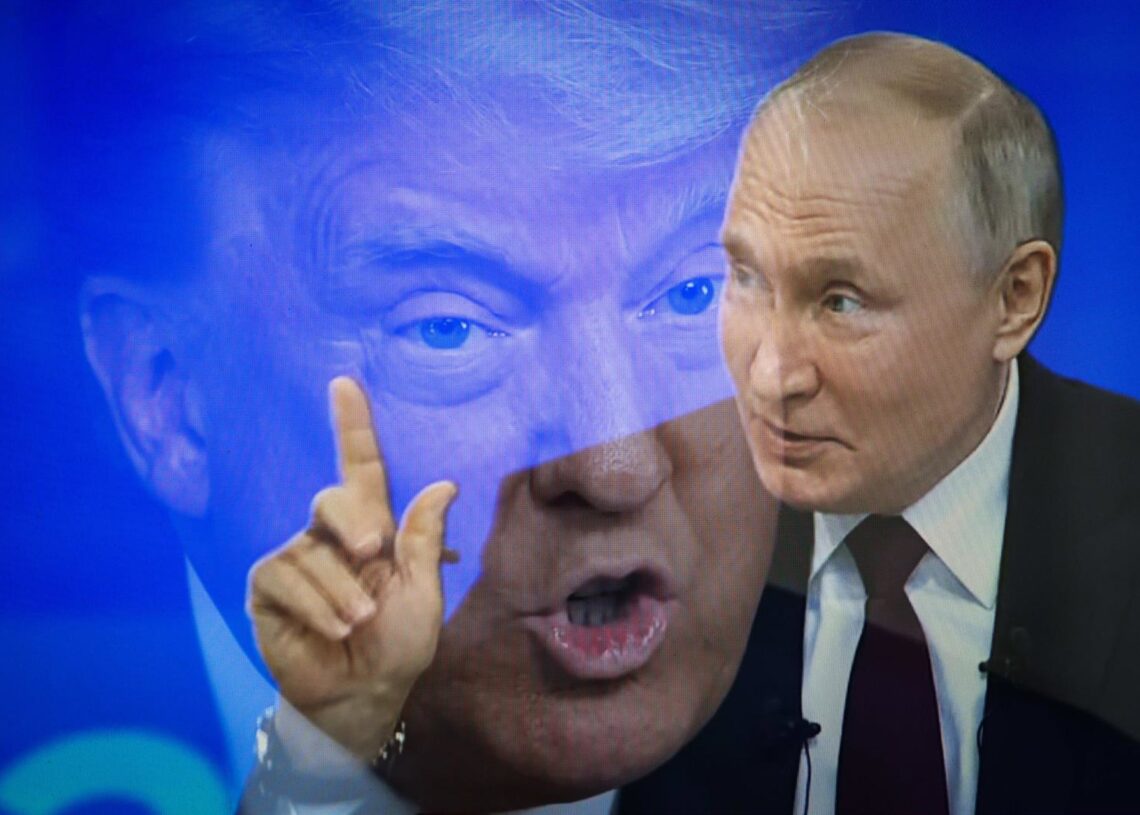 Archivo - Los presidentes de EEUU, Donald Trump, y de Rusia, Vladimir Putin.Europa Press/Contacto/Artem Priakhin - Archivo