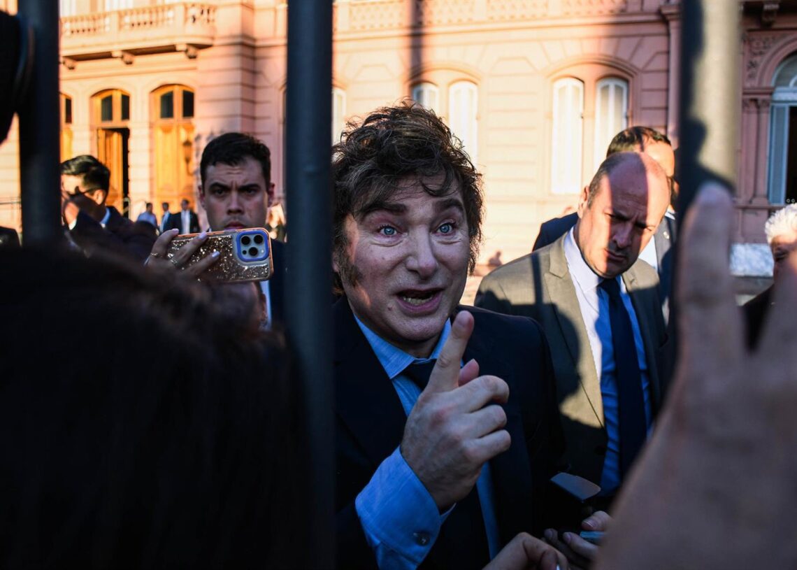 Archivo - El presidente de Argentina, Javier Milei, en la Casa Rosada (archivo).Europa Press/Contacto/Santi Garcia Diaz - Archivo